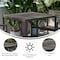 Flash Furniture 35" SQ Patio Table with Gray Wash Faux Teak Top XU-DG-UH8100-GY-GG - alternate 9
